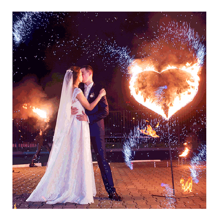 Организация пиротехнического шоу на свадьбу  Снежногорск | snezhnogorsk.salutsklad.ru