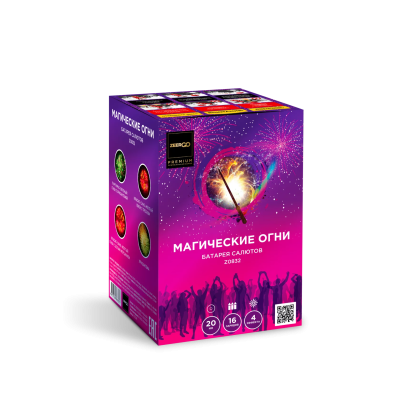 Магические огни Батарея салютов купить в Снежногорске | snezhnogorsk.salutsklad.ru