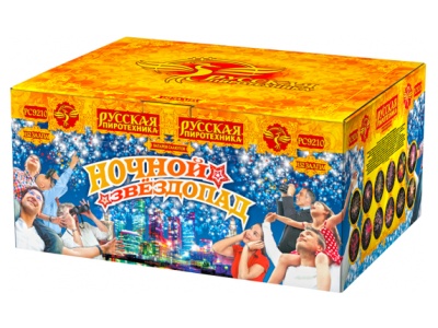 Ночной звездопад Комбинированный Фейерверк купить в Снежногорске | snezhnogorsk.salutsklad.ru