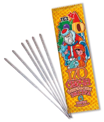 170 мм. Экстра Бенгальские огни купить в Снежногорске | snezhnogorsk.salutsklad.ru