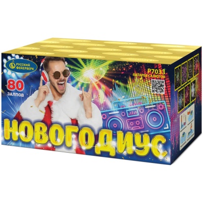 Новогодиус Фейерверк купить в Снежногорске | snezhnogorsk.salutsklad.ru
