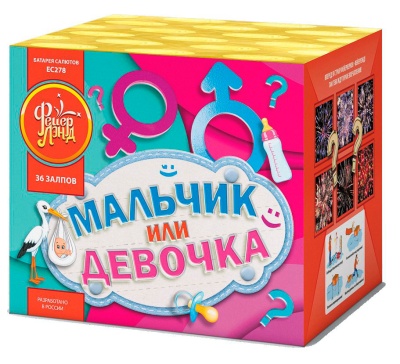 Мальчик или девочка М Фейерверк купить в Снежногорске | snezhnogorsk.salutsklad.ru